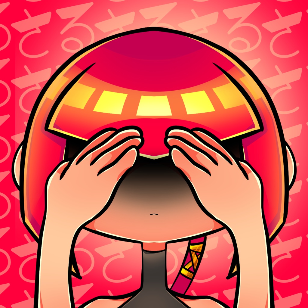 クソデカ顔面缶バッジ