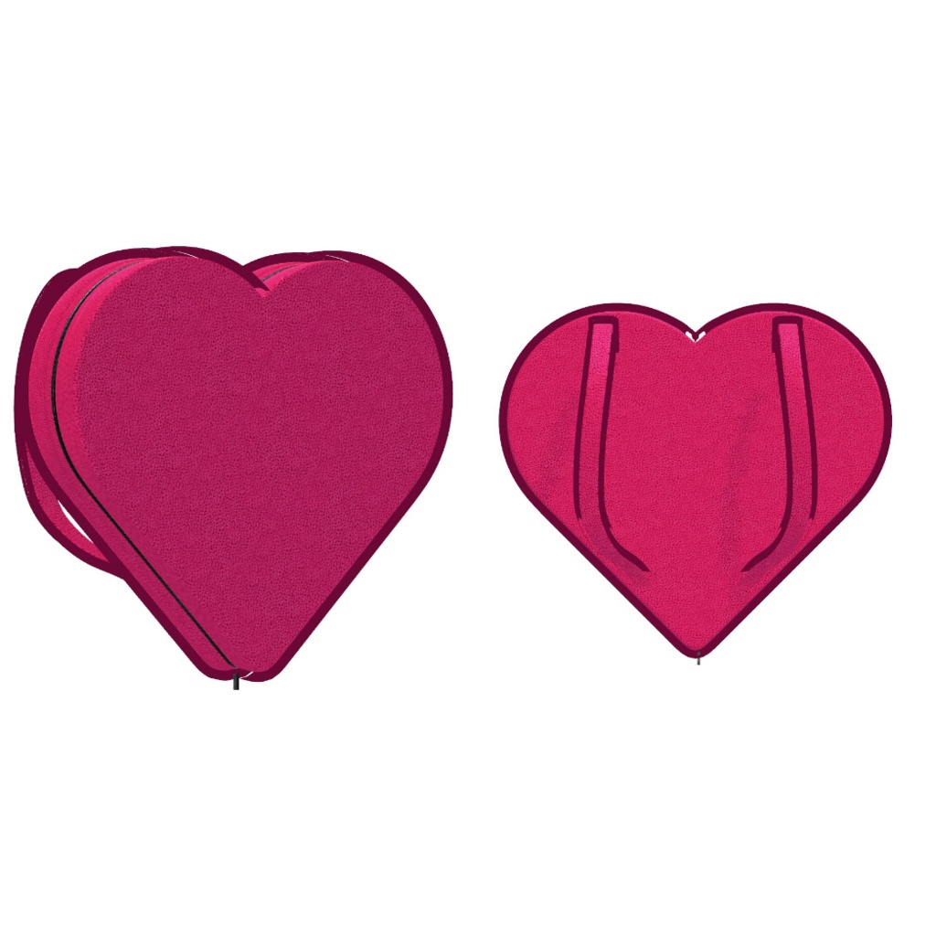 【無料】ハートリュック【VRC想定】