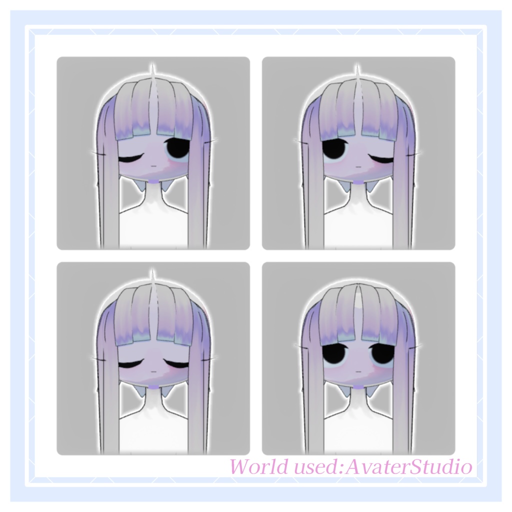 VRchat用3Dアバター『ユニカ・アンニュイ / unica・ennui』