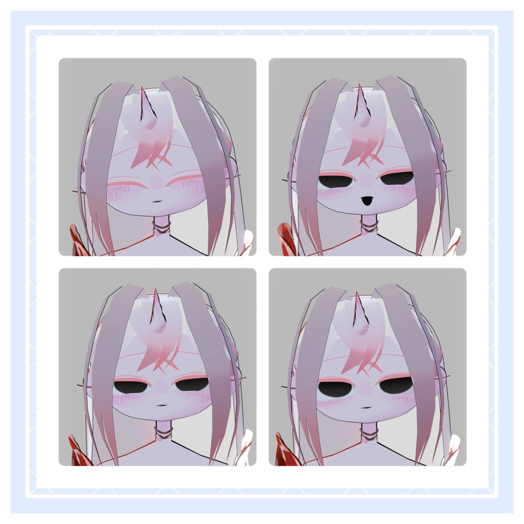 VRchat用3Dアバター『ユナ・アンニュイ / una・ennui』