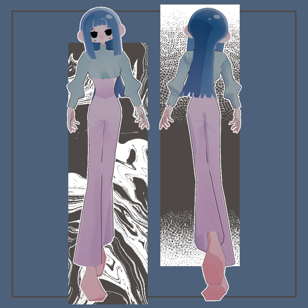 VRchat用3Dアバター『ヒシ / hishi』