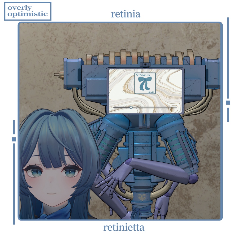 【VRC想定】Blue Etta【レティニエッタ専用】