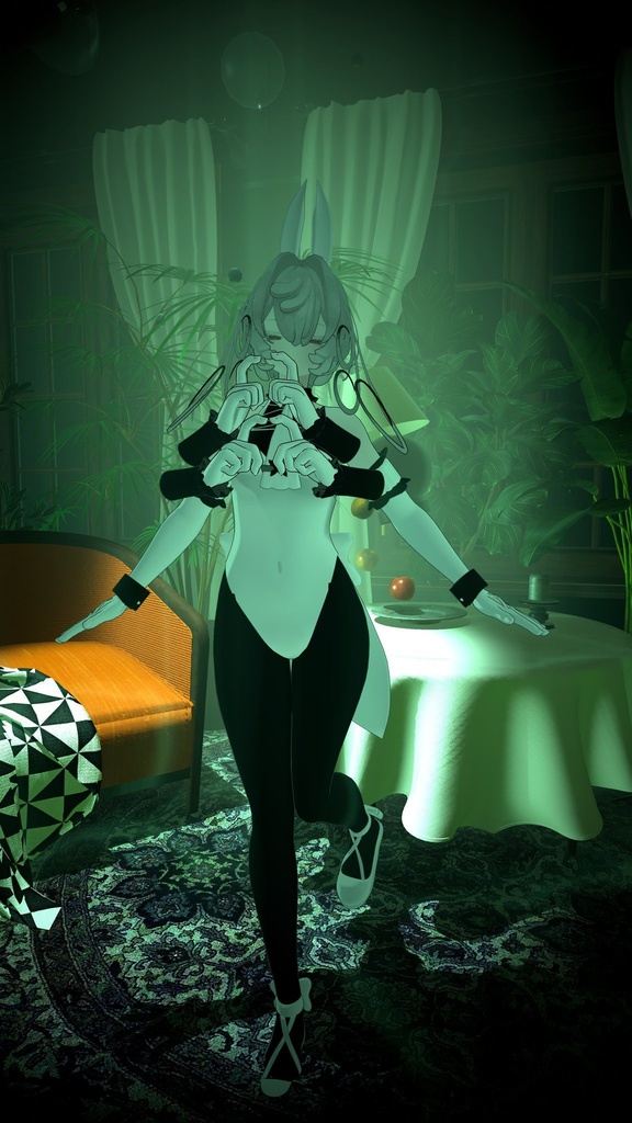 【VRC想定】上品バニー【ペティニィ対応】