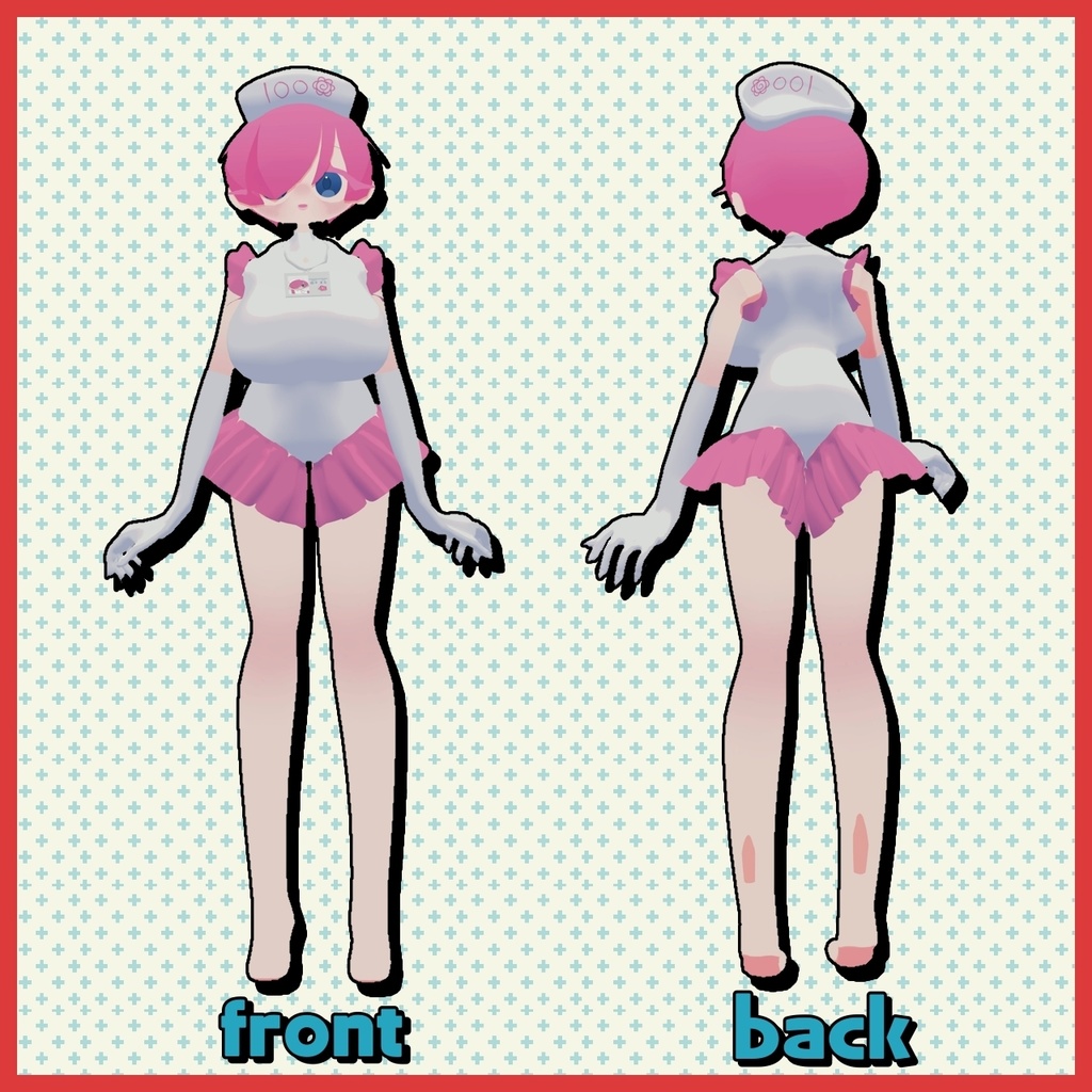 VRChat用3Dアバター『花々 まる / はなな まる』