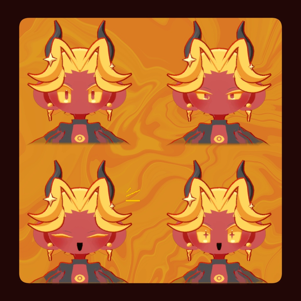 VRChat用3Dアバター『畏怖の赤』 #めろーるぼでぃ