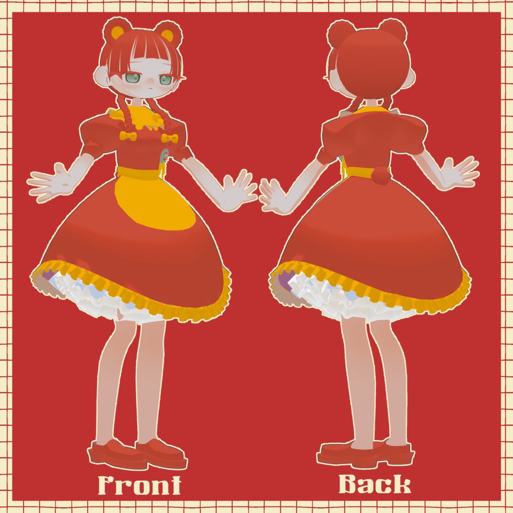 VRChat用3Dアバター『ワユワ/wayuwa』