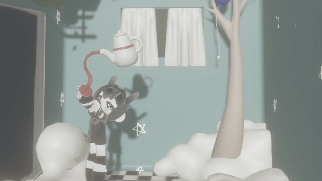 VRChat用3Dアバター『モノクリーヌ/monochrine』