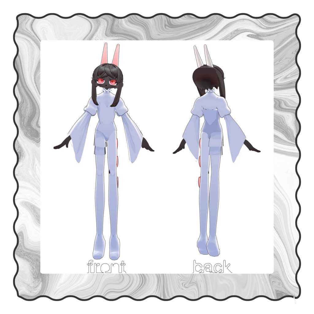 VRChat用3Dアバター『meat・rabbinie』