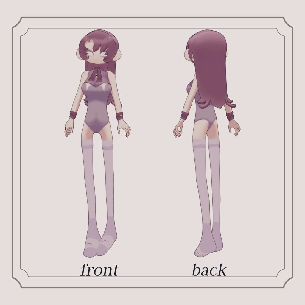 VRChat用3Dアバター『輝 金星/きらり かなほし』 #Top_fem_girls