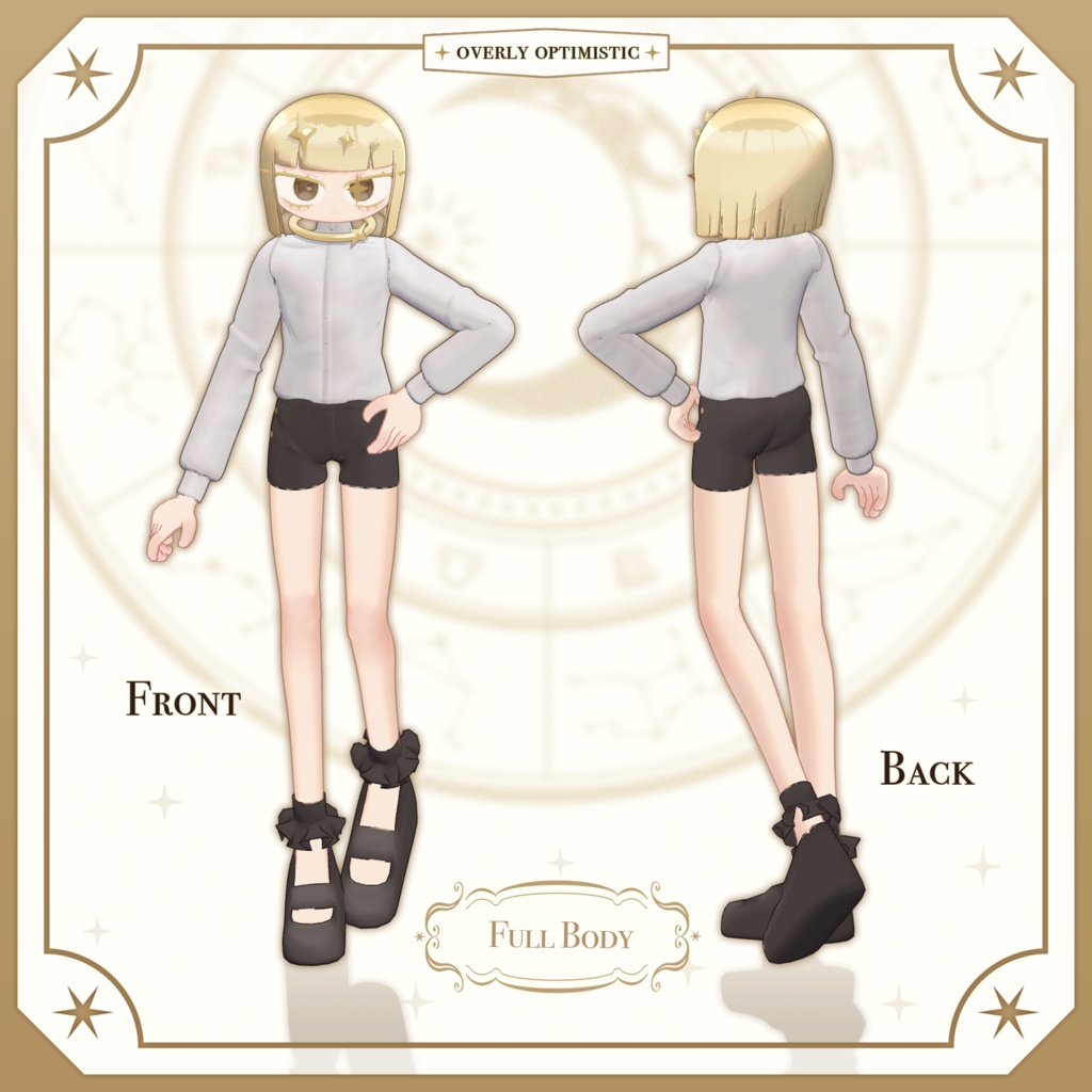 VRChat用3Dアバター『シャイニー・グロリアス/Shinie・Glorious』