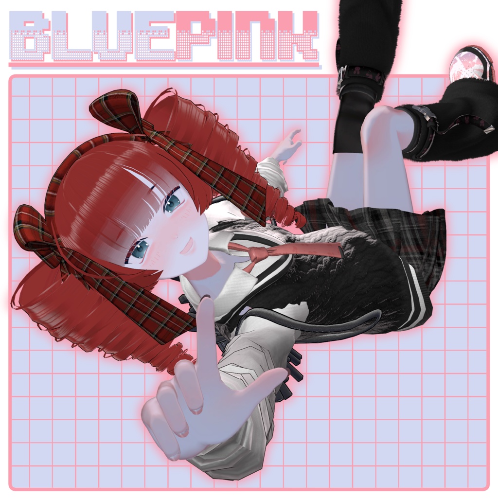 【くうた専用】BluePink【スキン、アイテクスチャ】