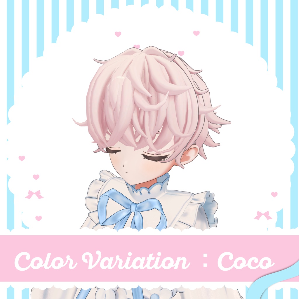 【VRC想定】Mohu.Hair【フィユエ専用】
