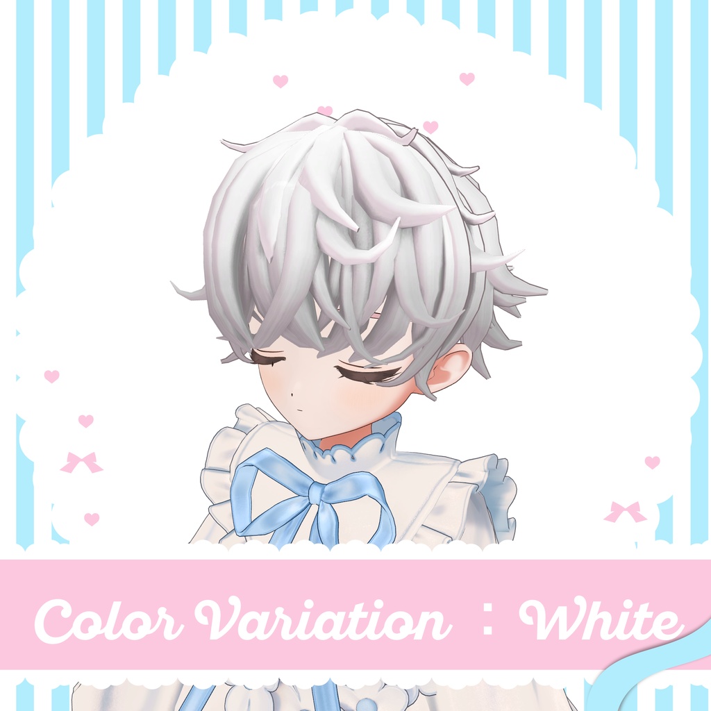 【VRC想定】Mohu.Hair【フィユエ専用】