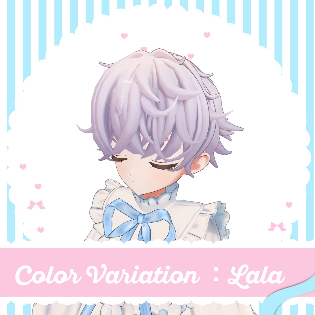 【VRC想定】Mohu.Hair【フィユエ専用】