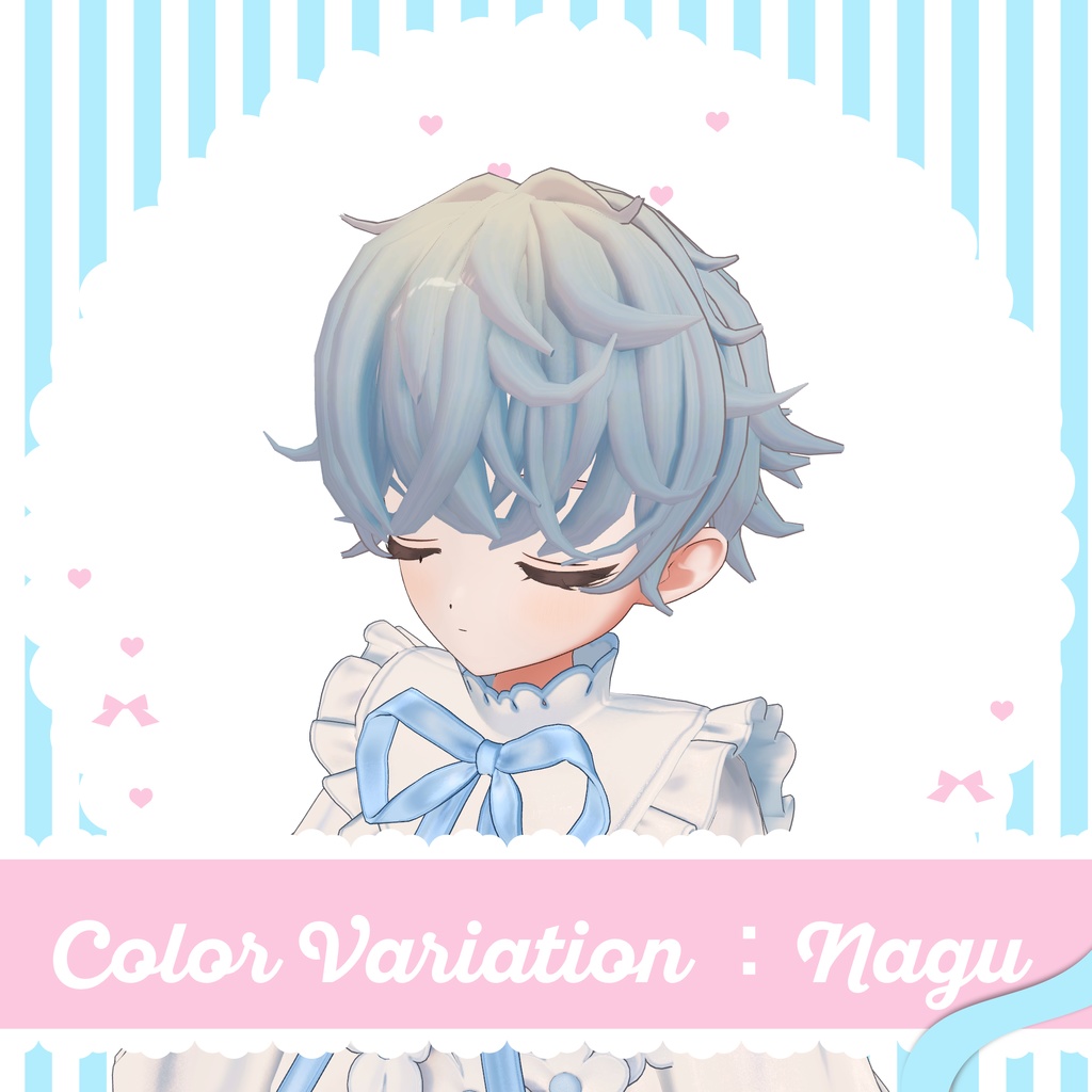 【VRC想定】Mohu.Hair【フィユエ専用】