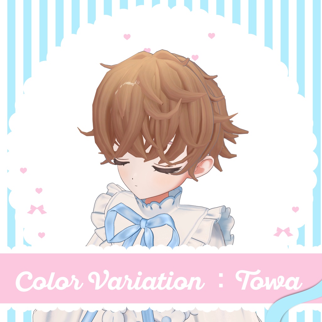 【VRC想定】Mohu.Hair【フィユエ専用】
