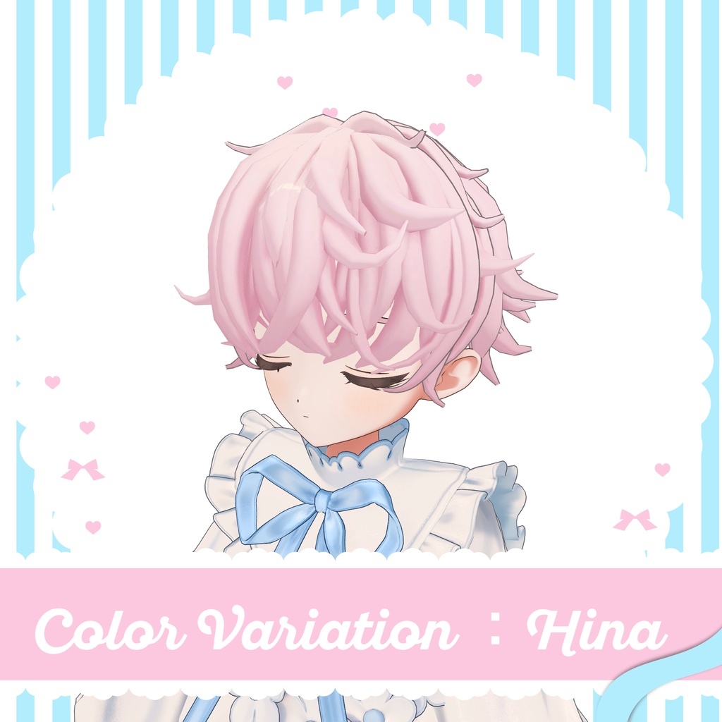 【VRC想定】Mohu.Hair【フィユエ専用】