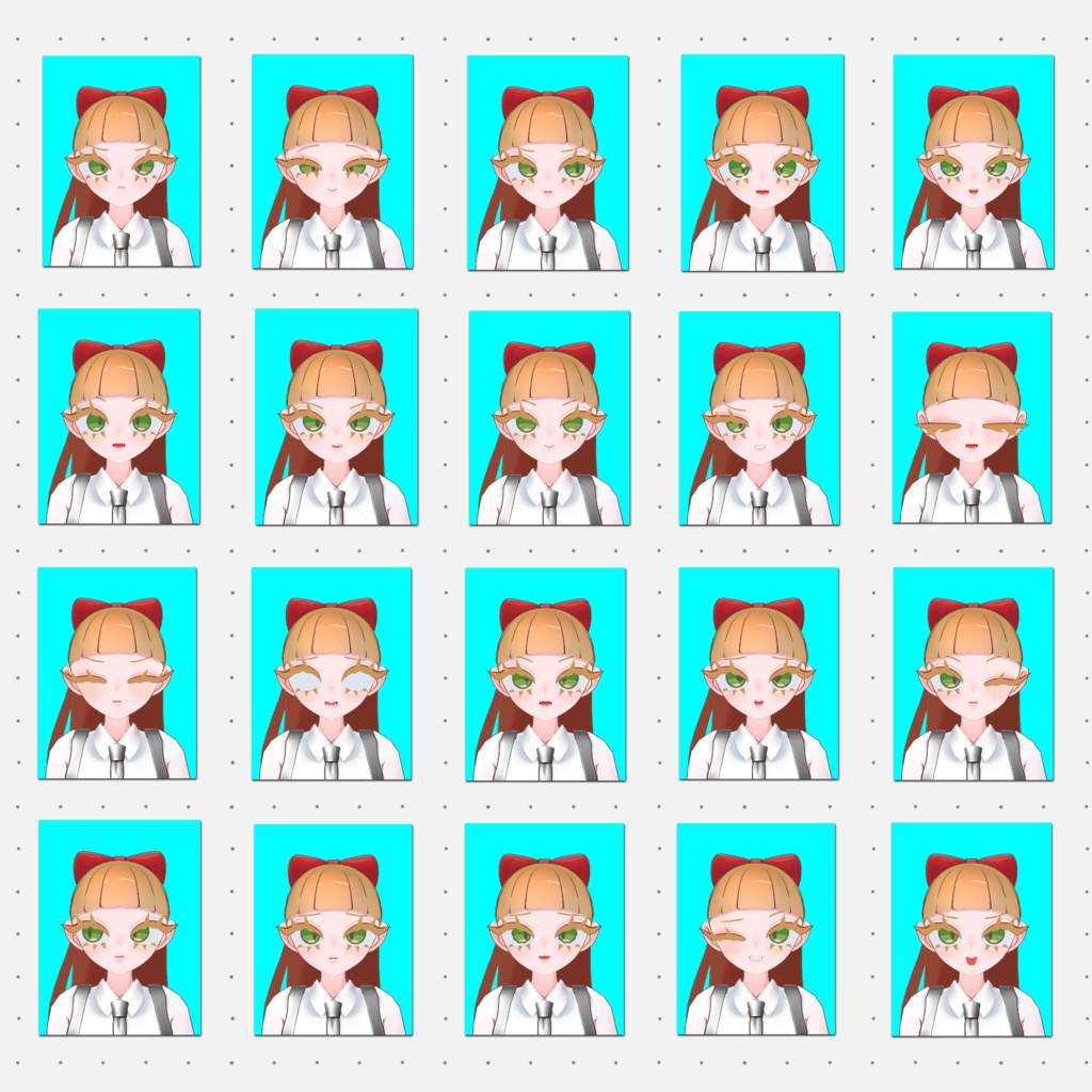 VRChat用3Dアバター『A11.ce』 #SiroinoSotai