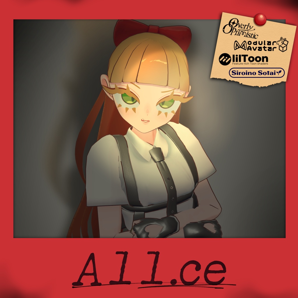 VRChat用3Dアバター『A11.ce』 #SiroinoSotai
