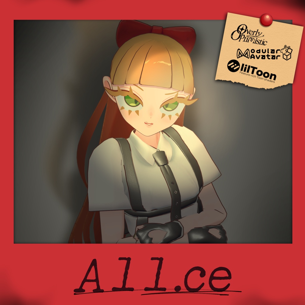 VRChat用3Dアバター『A11.ce』 #SiroinoSotai