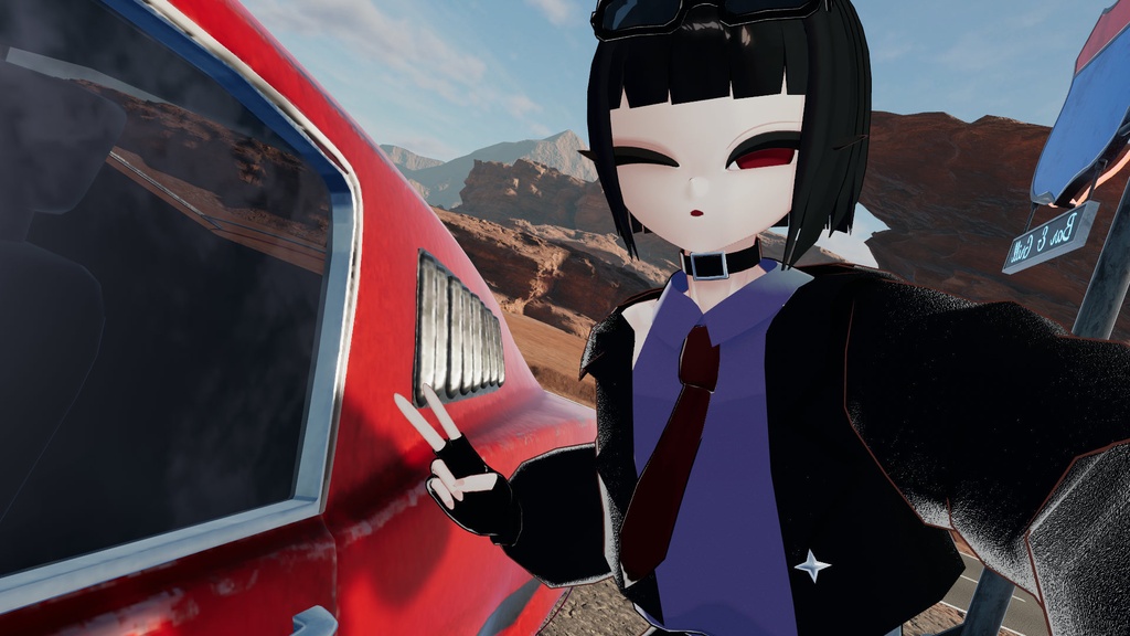 VRChat用3Dアバター『花子』