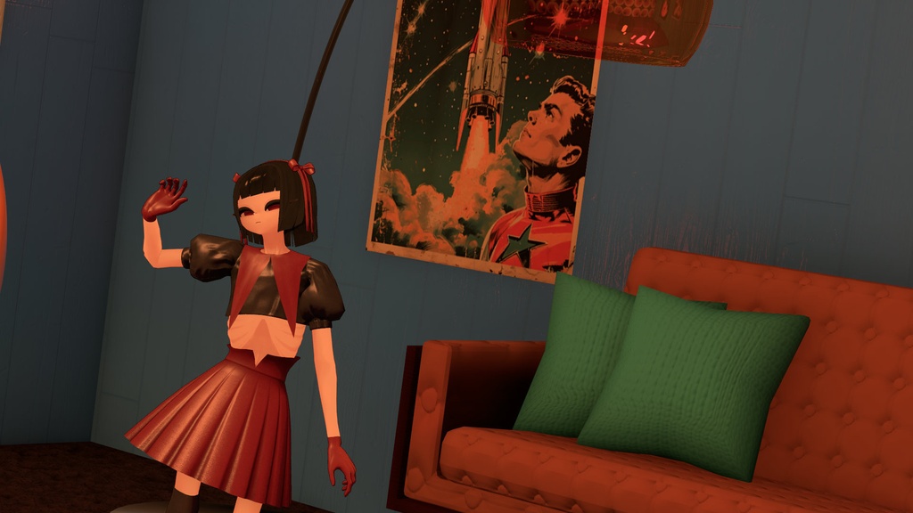 VRChat用3Dアバター『花子』