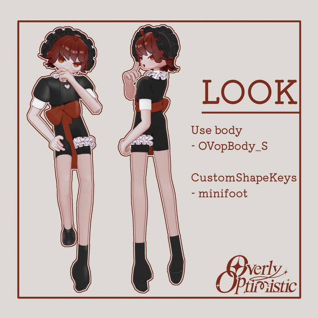 【24日から無料配布】VRchat用3Dアバター『フィギー・リジー / figie-lizzy』