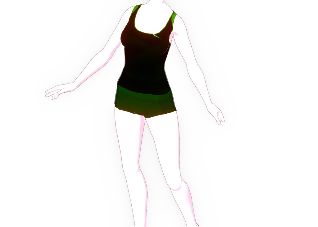 Noisy Tanktops | VROID BODYSUIT | 12 Colors