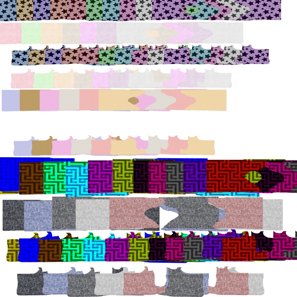 Cropped Off-Shoulder Cardigan | MASSIVE BUNDLE 40 ITEMS | VROID Sweater