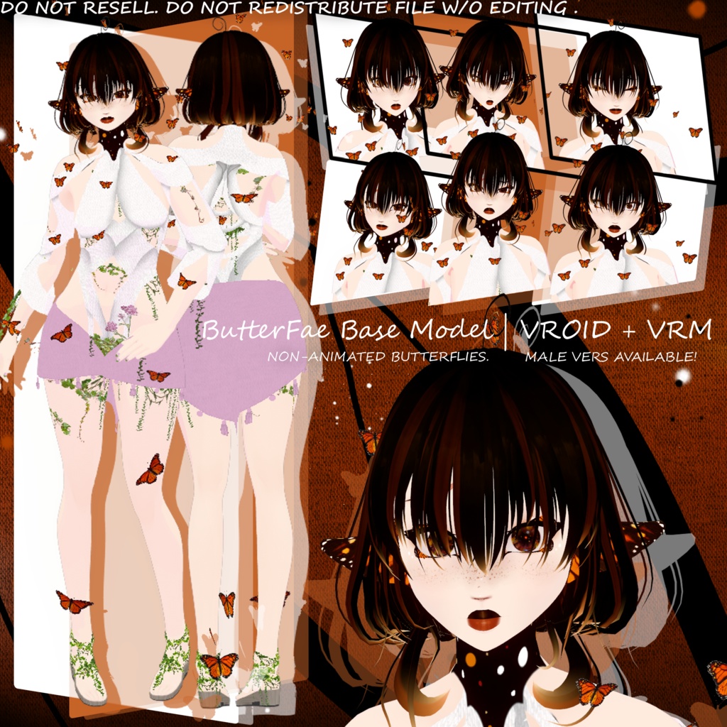 ButterFae Base | FEMALE | VRoid Model