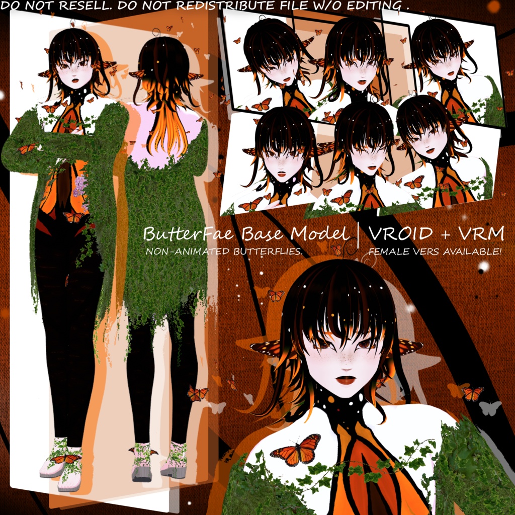 ButterFaer Base | MALE | VRoid Model