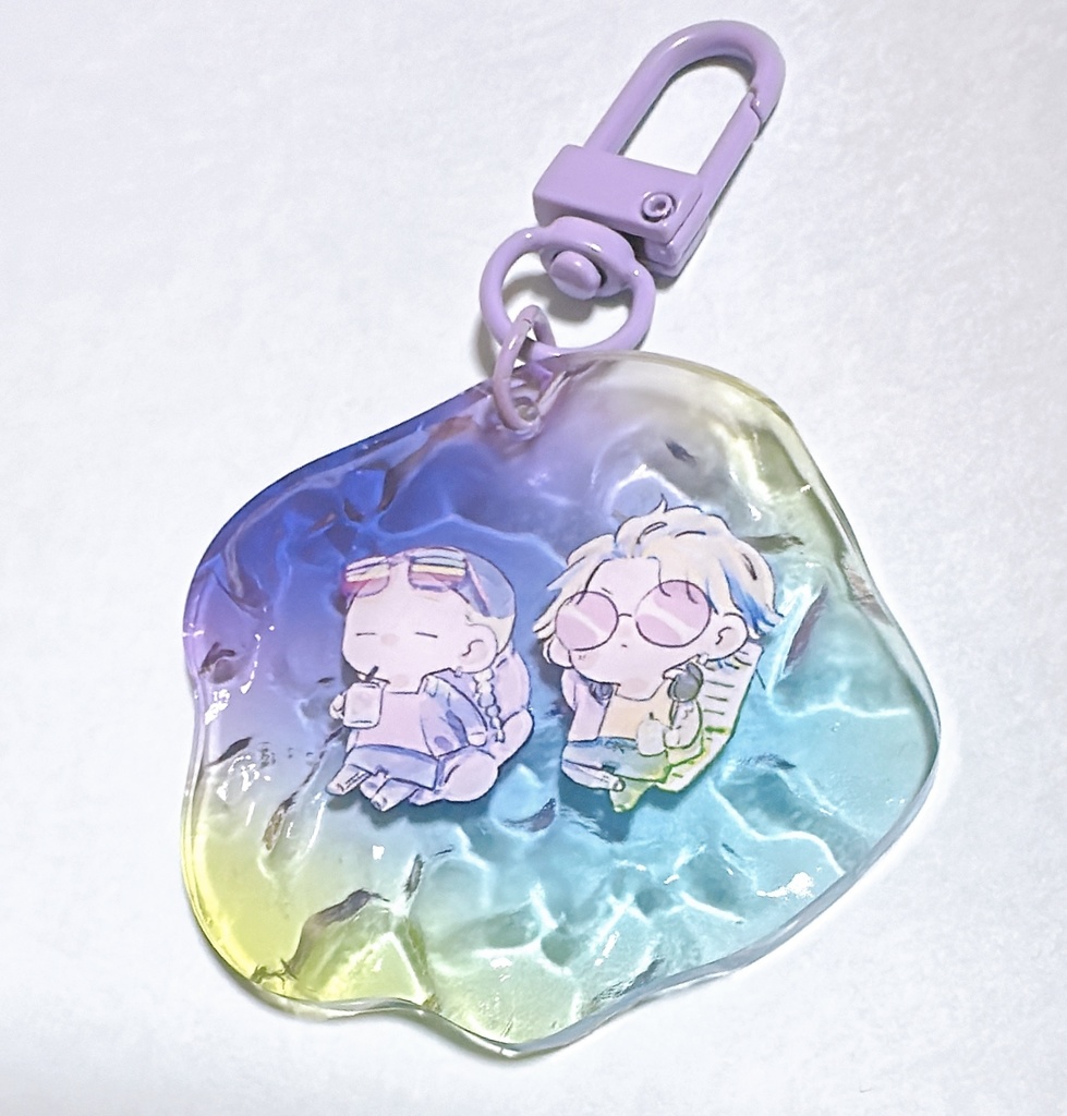 水面ゆらゆらアクキー