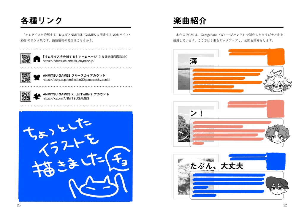 【紙版】「オムライスを分解する」企画初簡
