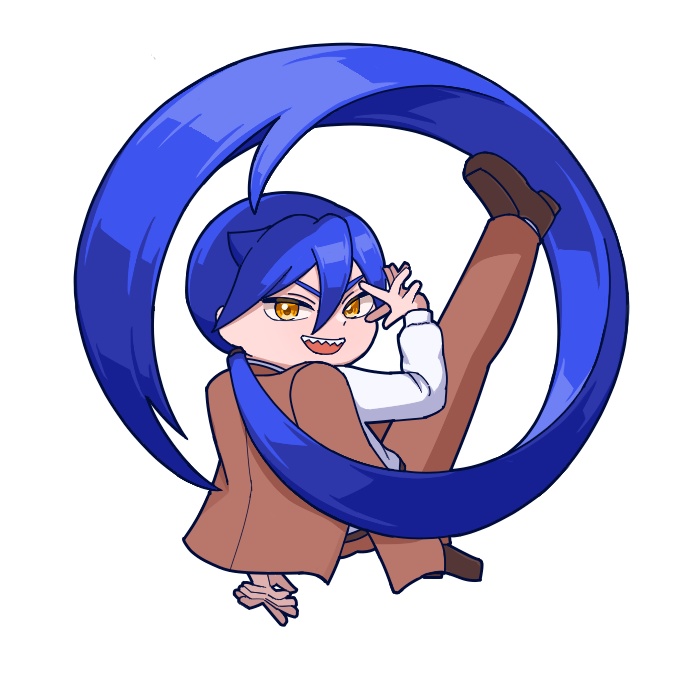 十本指くん両面アクリルキーホルダー