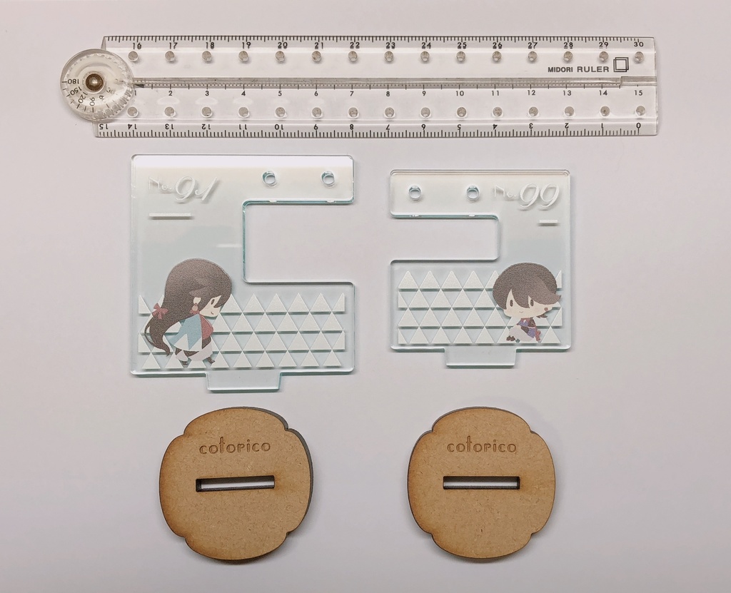 アクリルピアススタンド