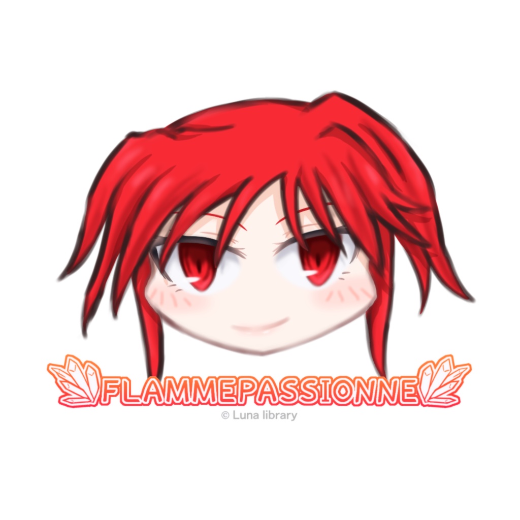 ≪ジェムチュテ≫フラムパッシオーヌ/フェイスアップキーホルダー