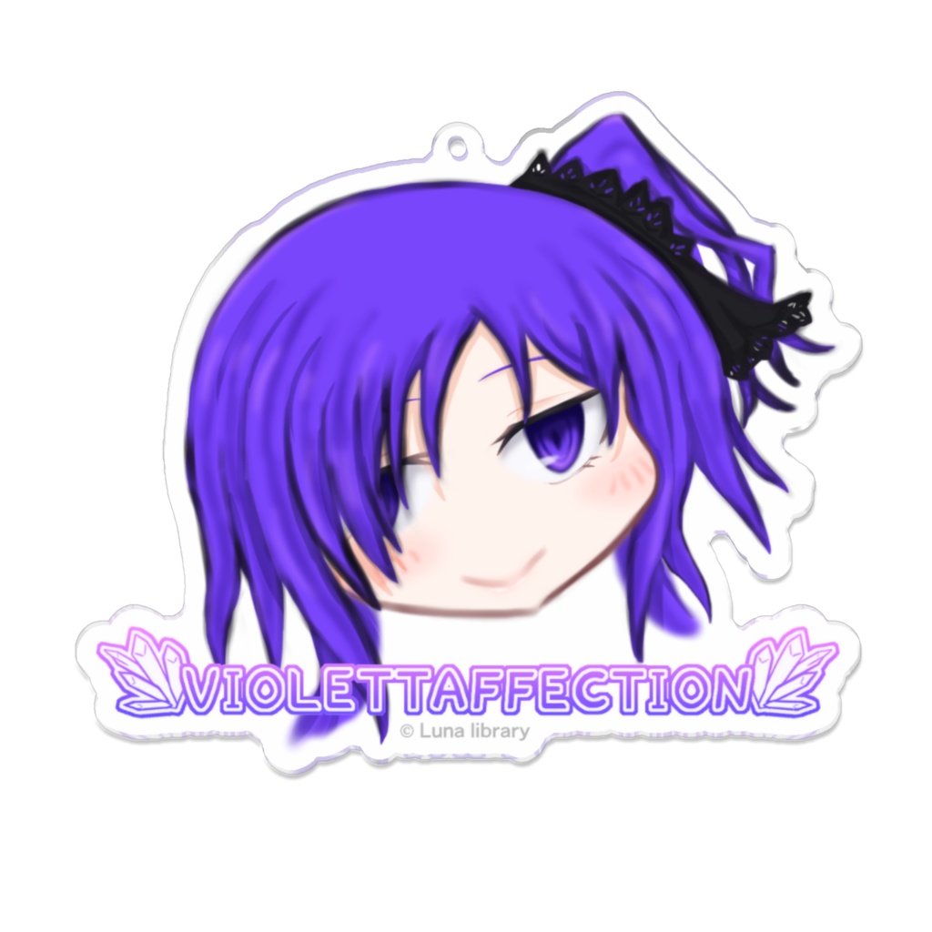 ≪ジェムチュテ≫ヴィオレッタフェクシオン／フェイスアップキーホルダー