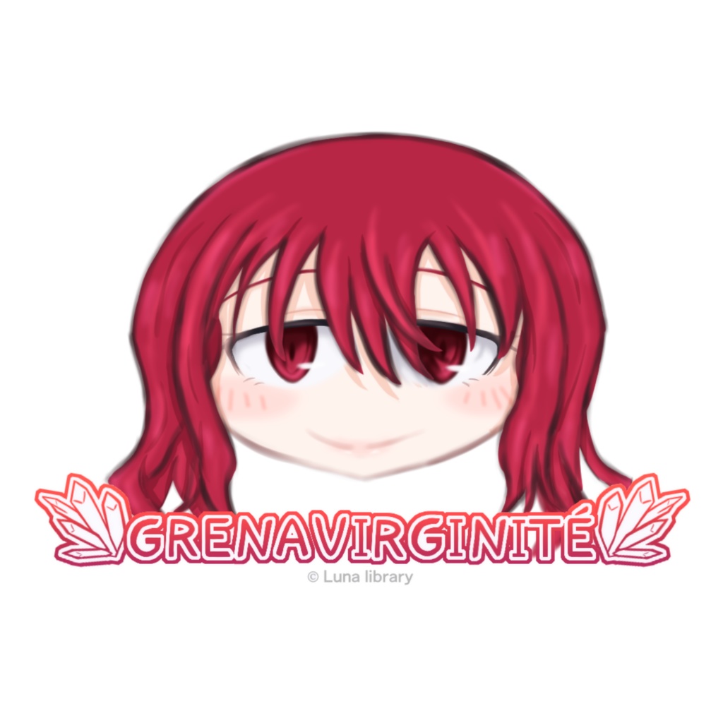 ≪ジェムチュテ≫グルナヴィルジニテ/フェイスアップキーホルダー