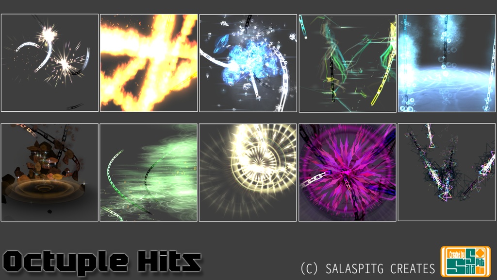 鎖と魔法のエフェクト素材集 Chain and Magic