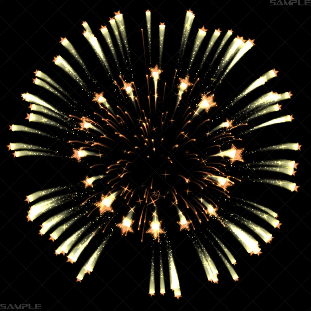 夜空の花火 エフェクト素材集 - StarMagic Fireworks -