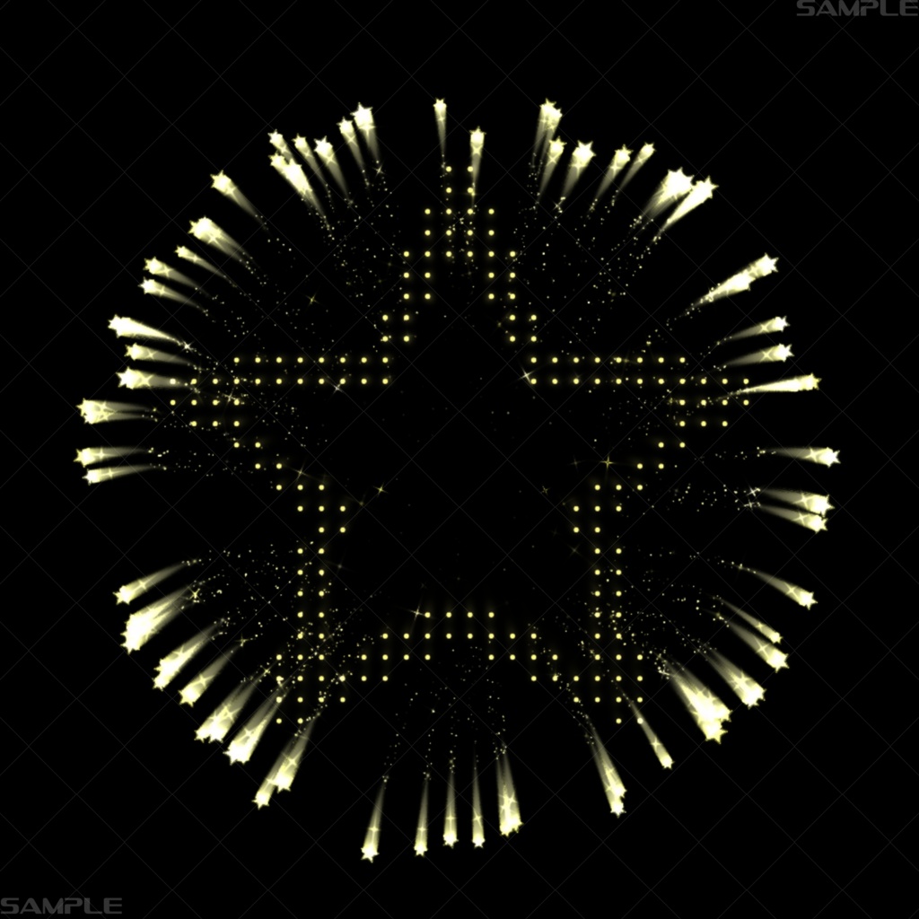 夜空の花火 エフェクト素材集 - StarMagic Fireworks -