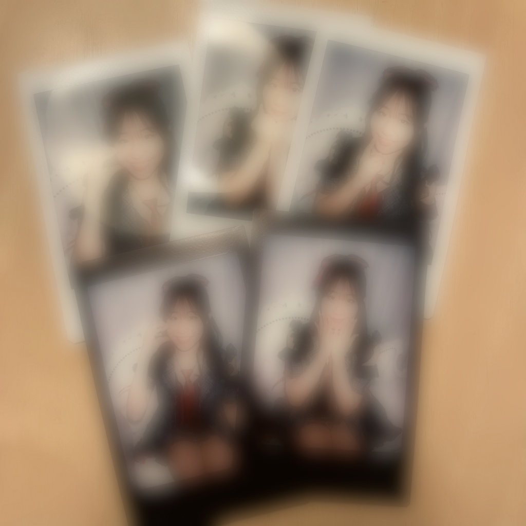 【神崎ももか】5枚限定！アー写撮影時の落書きチェキ