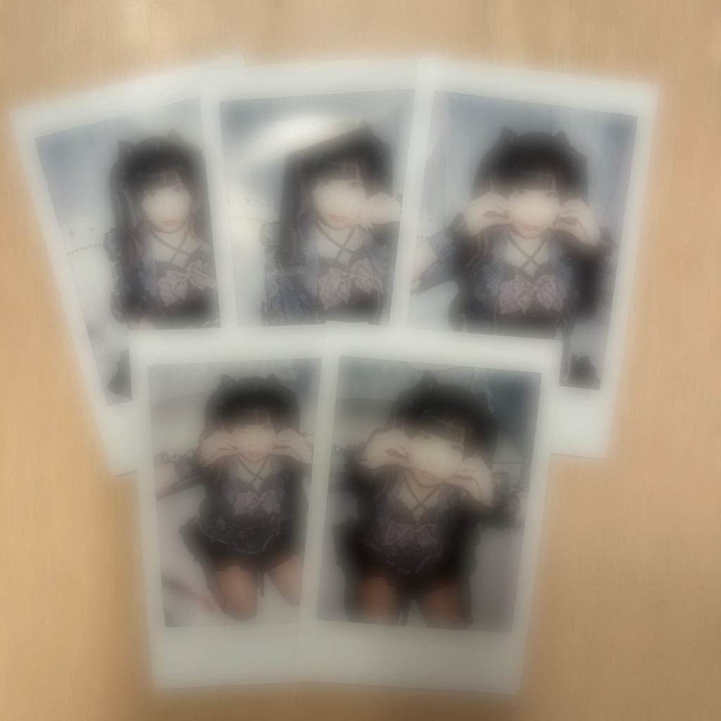 【みくる】5枚限定アー写撮影時の落書きチェキ