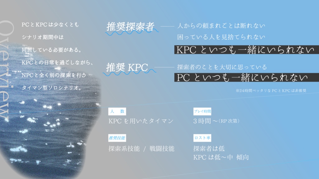 【タイマン】おはようって言わせてよ【CoC6版】