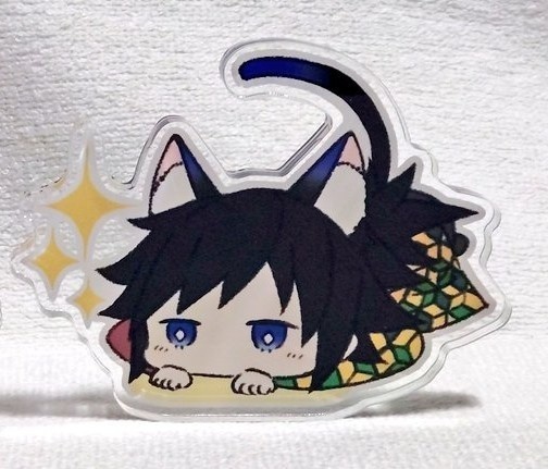 ねこぎゆさんアクリルブロック