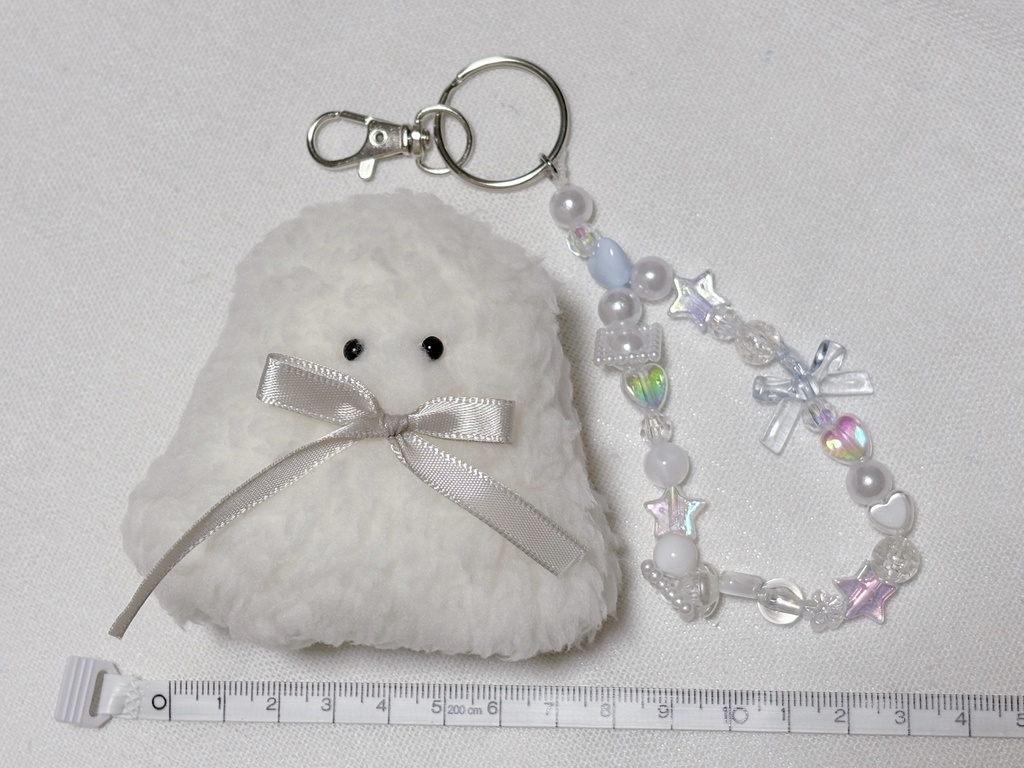 【一点のみ】ハンドメイド*おばけのぬいぐるみとストラップ*