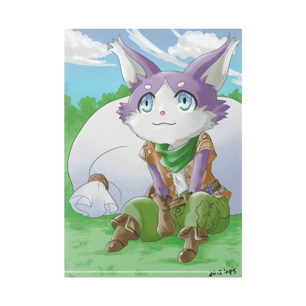 聖剣伝説3ToM ホークアイ&リース クリアファイル