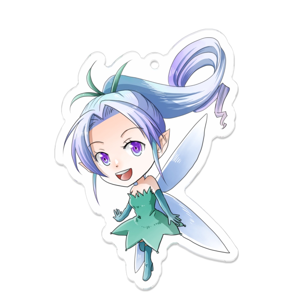 妖精と座敷童・アクリルキーホルダー