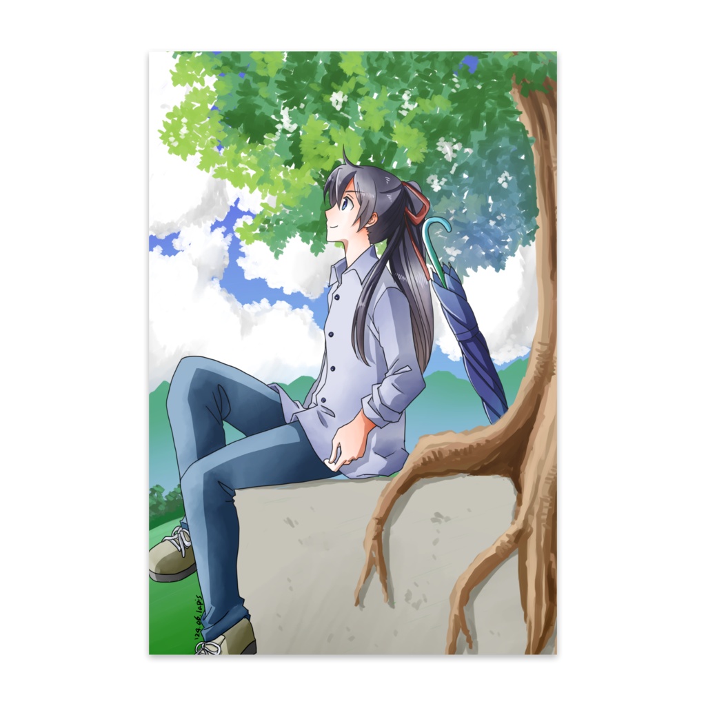 雨上がりポストカード
