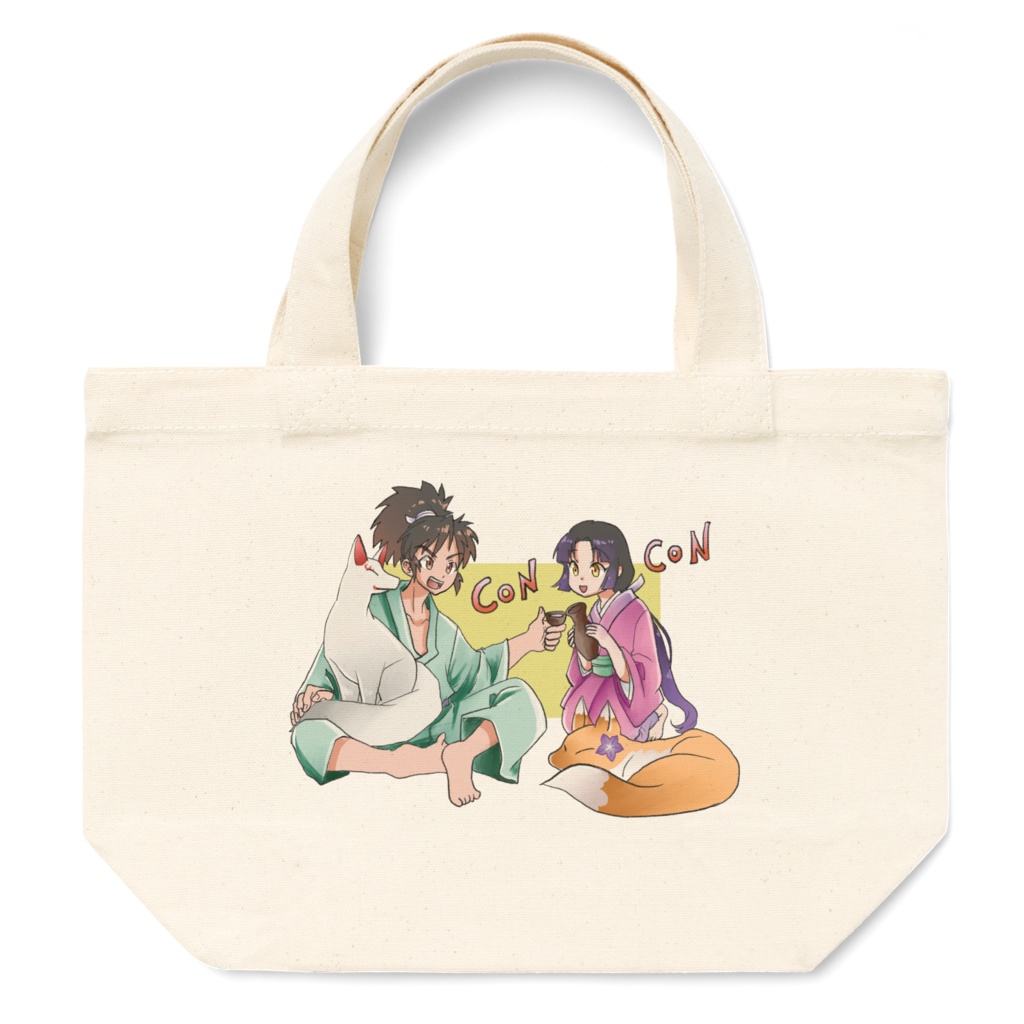 玄蕃狐とお夏狐の一夜・トートバッグ